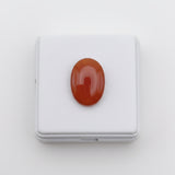 Natural Red Agate (Carnelian Aqeeq) 22.65 ct – Premium Oval Cabochon – Stone of Courage & Protection
