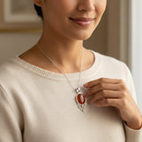 Natural Red Agate (Carnelian Aqeeq) 22.65 ct – Premium Oval Cabochon – Stone of Courage & Protection