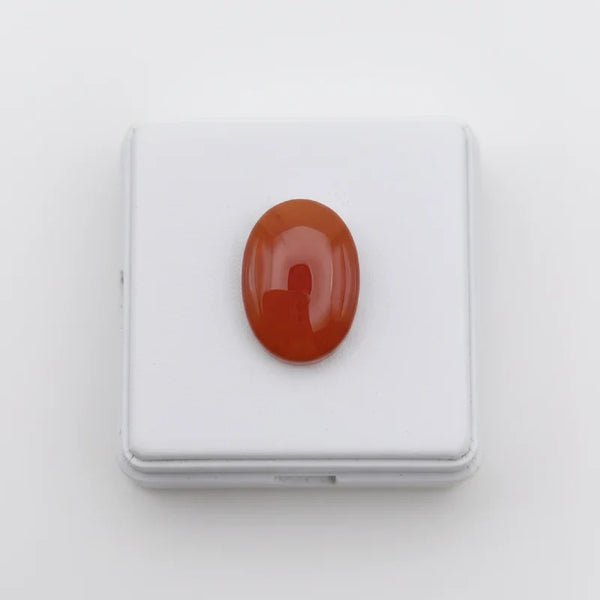 natural agate on a white box