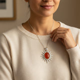 Natural Red Agate (Carnelian Aqeeq) 44.65 ct – Massive Oval Cabochon – Stone of Strength