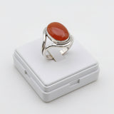 Natural Red Agate (Carnelian Aqeeq) 22.65 ct – Premium Oval Cabochon – Stone of Courage & Protection
